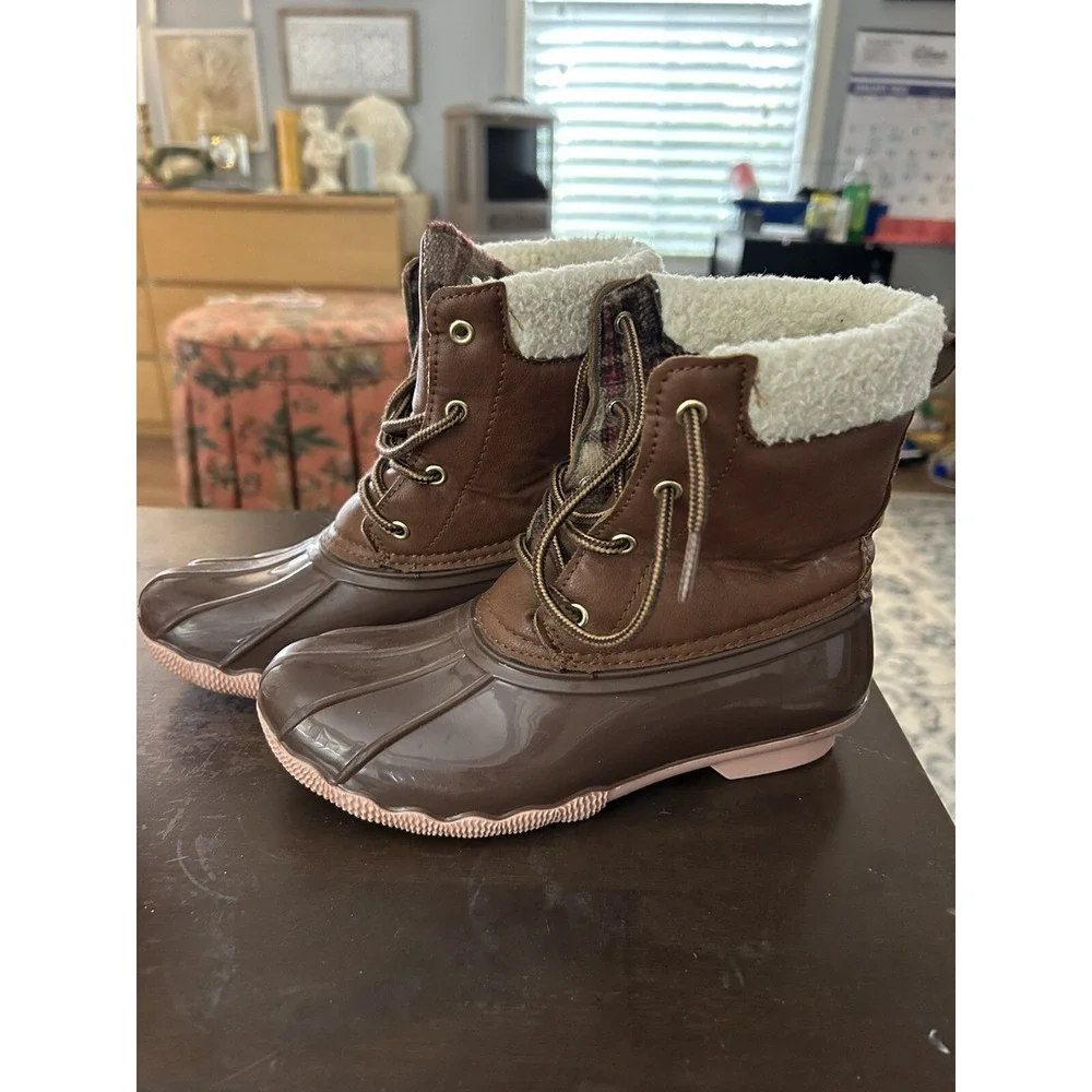 adrienne vittadini Bambini Duck Boots For Girls Size 3‎